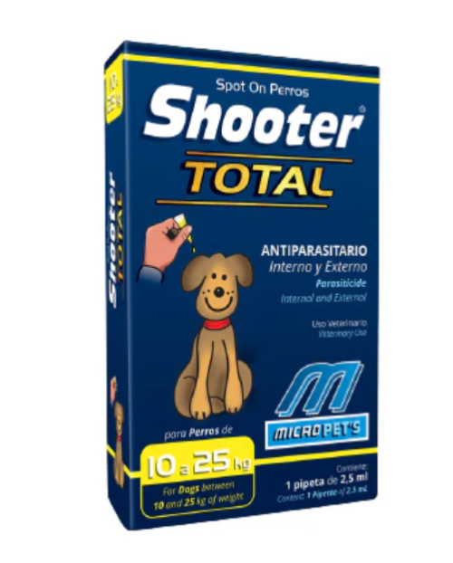 Shooter Desparasitante Para Perro De 10-25 Kg