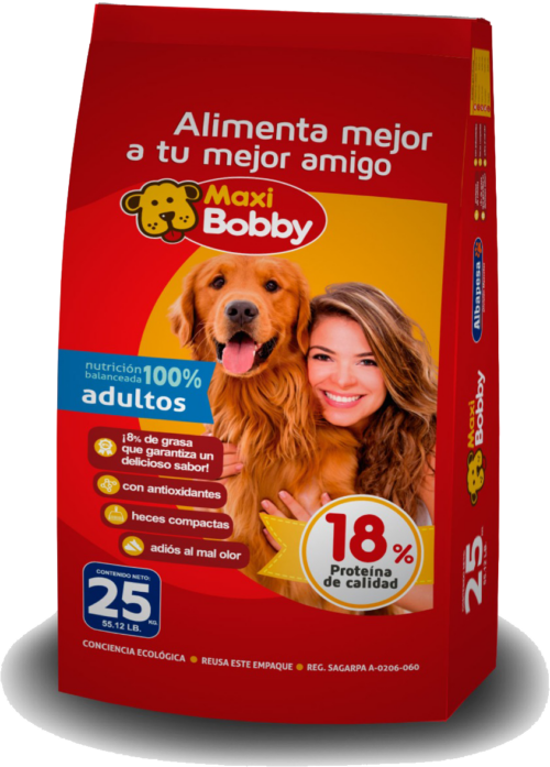 Alimento para Perro Maxi Bobby Adulto 25kg +1 Kg