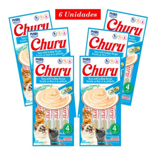 Churu Exhibidor Atún/Moluscos C/6 Pz