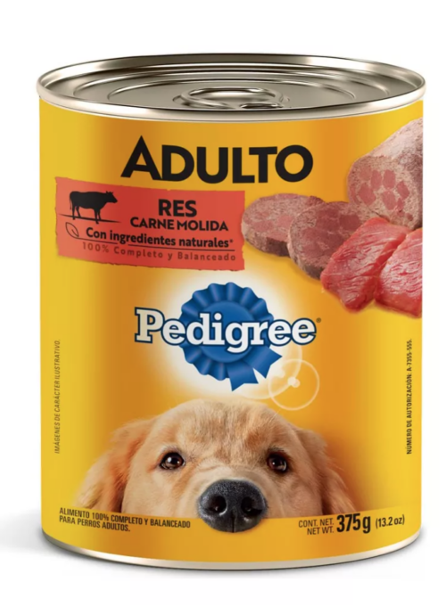 Pedigree Caja Molida/Res 24/375 G