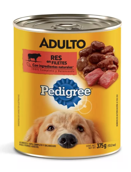 Pedigree Caja Trozo/Res 24/375 G
