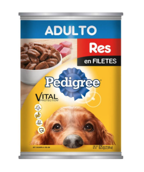 Pedigree Caja Trozo/Res 12/625 G