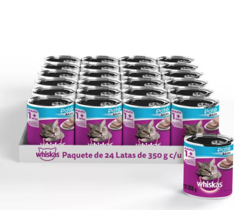 Whiskas Caja Lata Atún 24/350 G