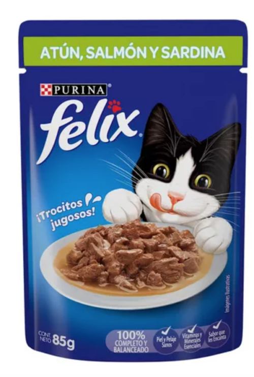 Felix Pouch Atún/Sal 24/85 G