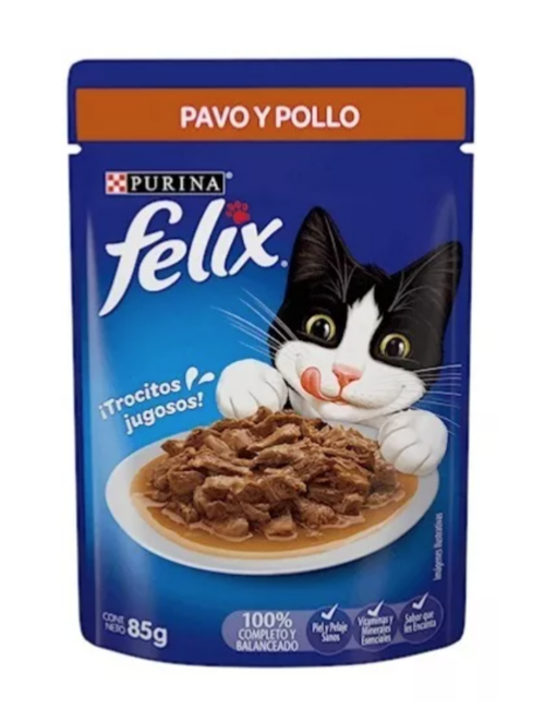 Felix Pouch Pollo/Pavo 24/85 G