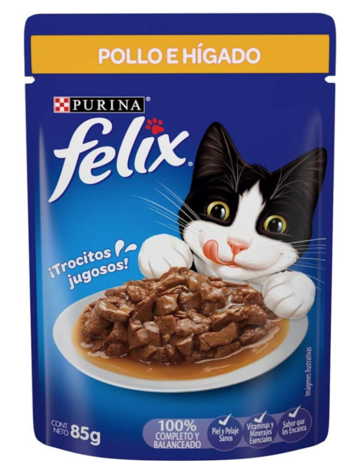 Felix Pouch Pollo/Higad 24/85 G