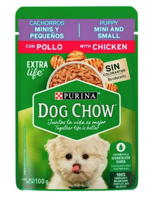 Dog Chow Pouch Razas Pequeñas Pollo 20/100 G