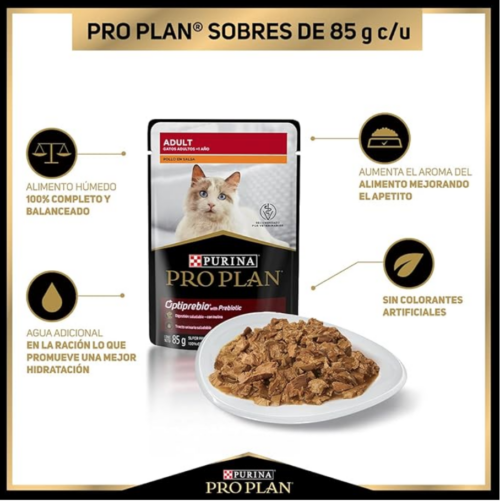 Proplan Caja Sobre Gato Pollo 24/85 G