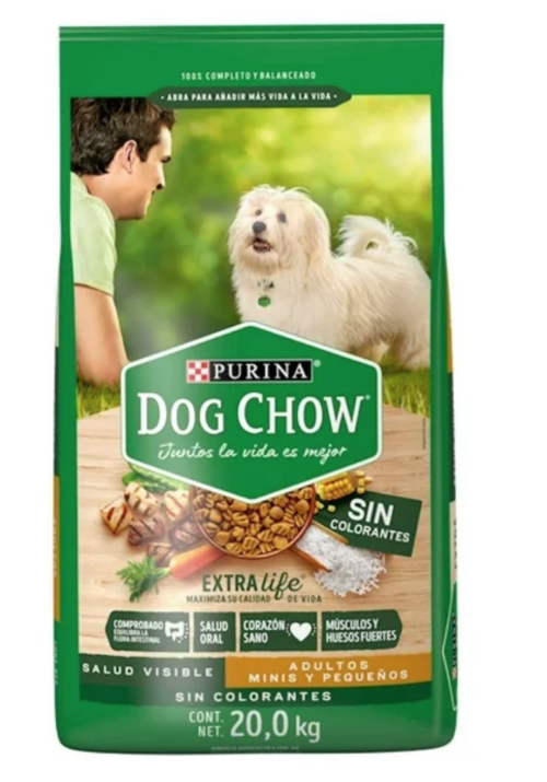 Dog Chow Adulto Razas Pequeñas 20 Kg