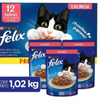 Felix Sobre Salmon C/12 Pz