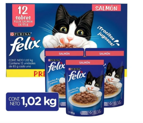Felix Sobre Salmon C/12 Pz