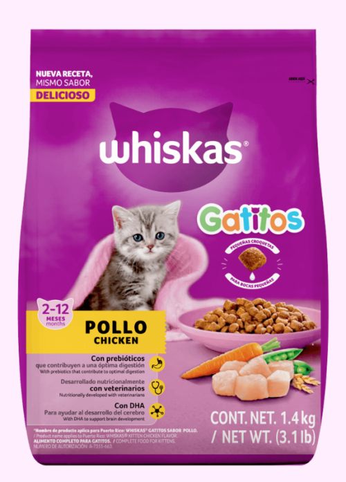 Whiskas Gatitos Pollo 1.5 Kg