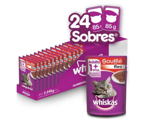 Whiskas Pouch Jelly Res 24/85 G
