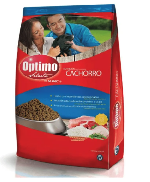 Alimento Para Perro Optimo Selecto Res Pescado Y Arroz Cachorro 20 Kg
