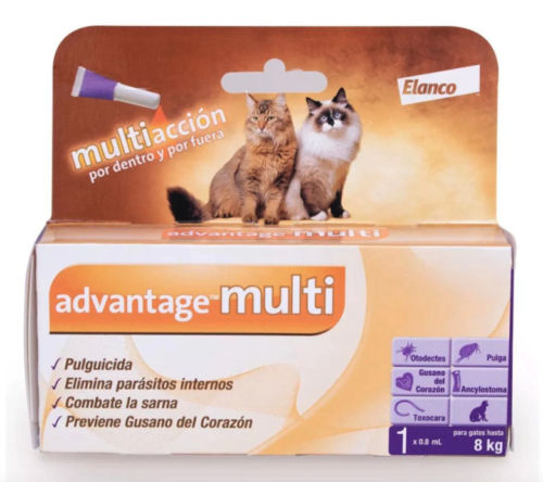 Advantage Gato 4-8 Kg .8 Ml