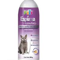Espuma P/Baño Seco P/Gato 300 Ml