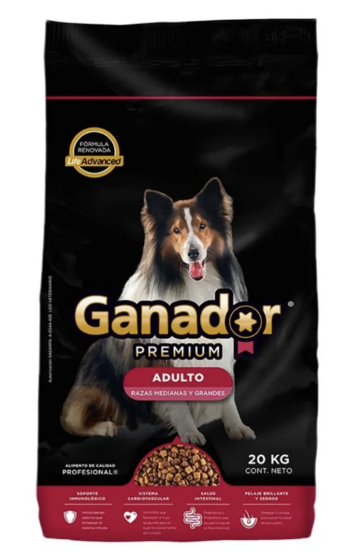 Ganador Adulto Razas Pequeñas 20 Kg+3 K