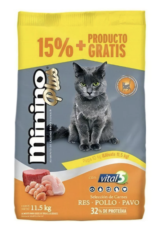 Minino Plus 10 Kg + Bonus