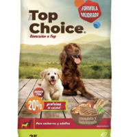 Top Choice Alimento Seco Para Perro, Bolsa De 25Kg