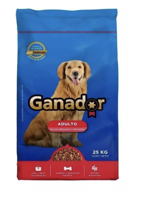 Ganador Adulto 25 Kg +Bonus