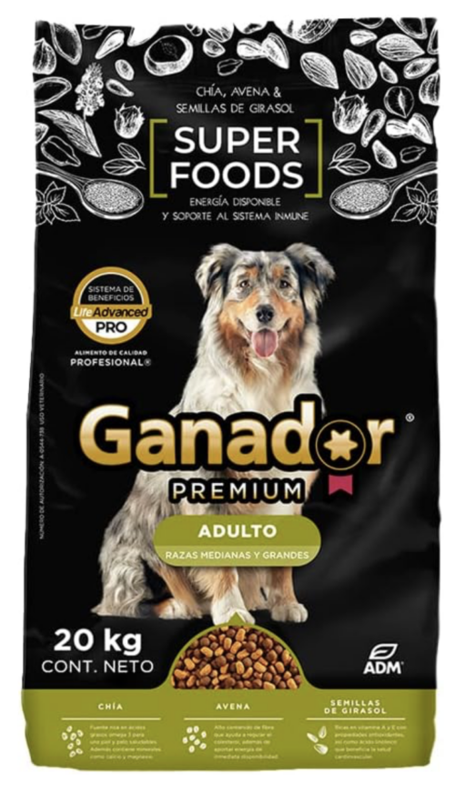 Ganador Premium Adulto 23 Kg
