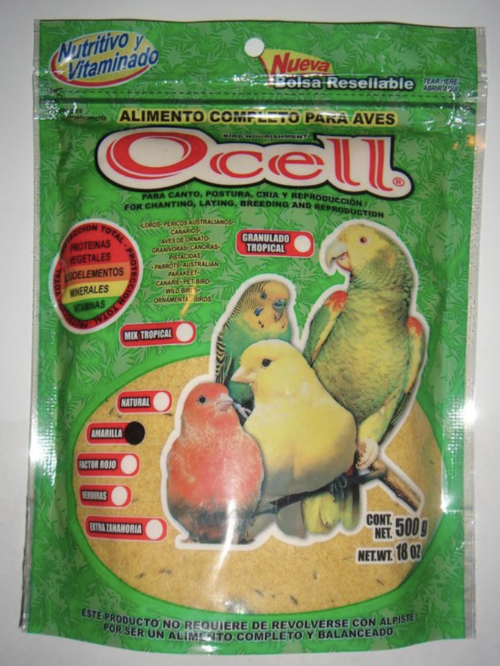 Ocell Pasta Amarilla 500 G