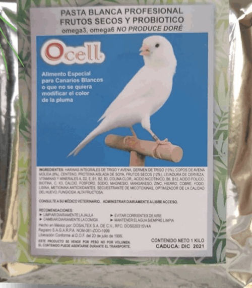 Ocell Pasta Blanca 1 Kg