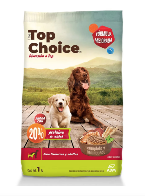 Top Choice Alimento Para Perro Multietapa 1Kg
