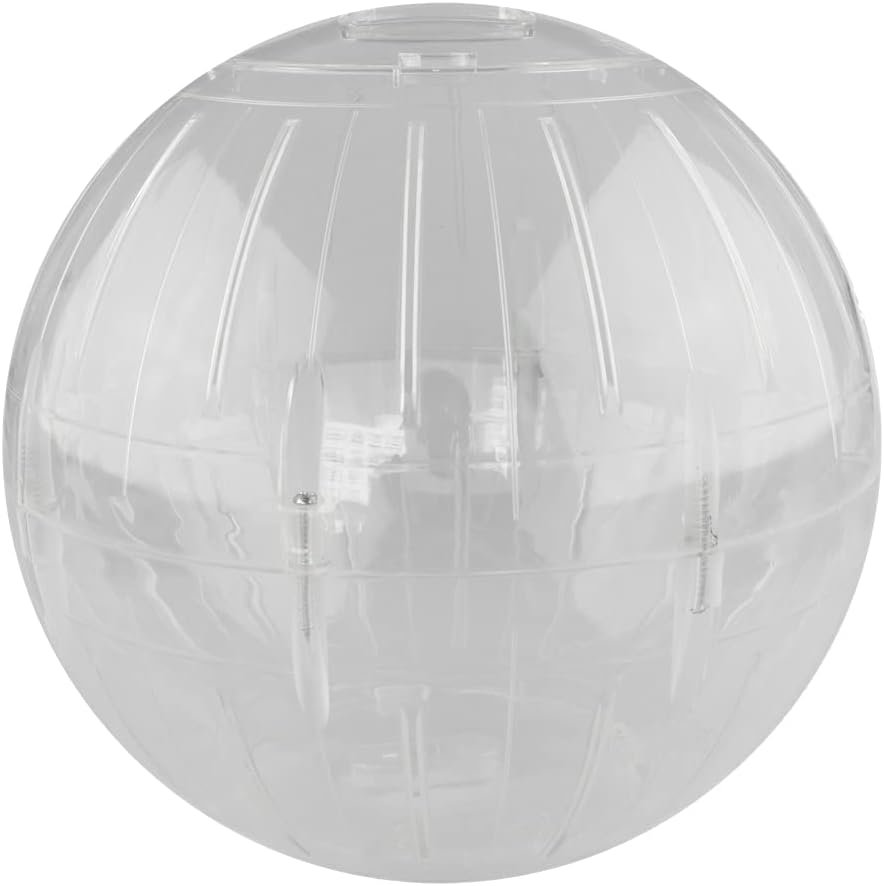 Las esferas ejercitadoras satisfacen la necesidad de movimiento que tienen los roedores Contribuyen a su ejercitación, entretenimiento y liberación de estrés Aportan bienestar a su salud general de forma segura Al ser transparente, no será causa de estrés para el roedor Mide 18 cm de diámetro