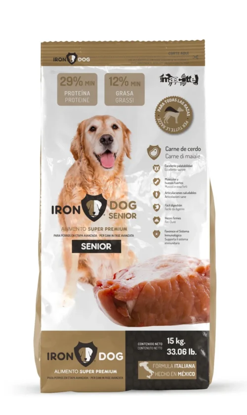 Iron Dog Croquetas Para Perros Senior de edad avanzada