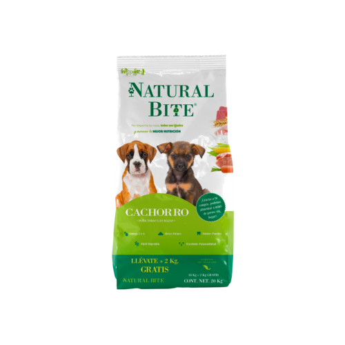 Natural Bite Croquetas Premium para perro Cachorro