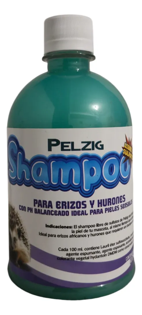 Pelzig Shampoo Para Hurones y Erizos - Piel Sensible